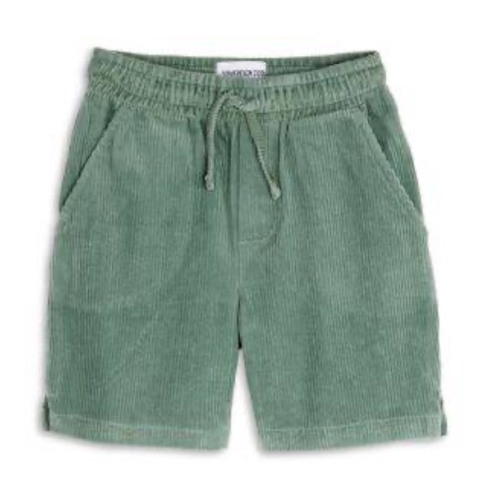 Sovereign Code Green Corduroy Kids Shorts